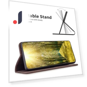 Leather Case Mobile Cover Stand with RFID Blocking Card Holder — Flip Cases, Smartwatch 2025