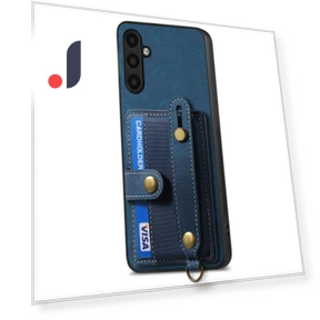 Leather Coated Case with Wristband and Card Slots — Back Covers, Smartwatch 2025