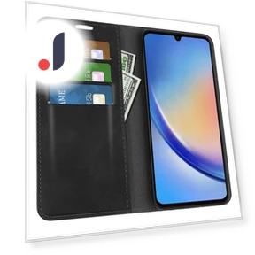 Leather Wallet Case with Flip Stand — Flip Cases, Smartwatch 2025