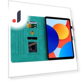 Lily Flower Imprint Card Slots Leather Tablet Cover — Keyboard Cases, Smartwatch 2025