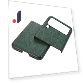 Litchi Texture Genuine Leather Phone Case — Phone Accessories, Smartwatch 2025