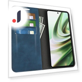 Magnetic Auto-Closing Book Case with Leather Feel and Stand — Phone Accessories, Smartwatch 2025