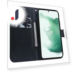 Magnetic Closure PU Leather Case with Printed Design, Stand, Wallet, Flip Cover — Flip Cases, Smartwatch 2025