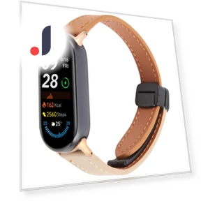 Magnetic Microfiber Watch Strap with Buckle — Fitness Bands, Samrtwatch Bands Straps