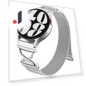 Magnetic Stainless Steel Milanese Strap with X-Shaped Connector — Wearable Accessories, Smartwatch 2025
