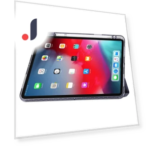 Origami Stand Clear Back Tablet Cover — Keyboard Cases, Smartwatch 2025