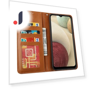 Outer Card Slot PU Leather Case — Phone Accessories, Smartwatch 2025