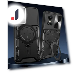 Phone Case with Kickstand and Slide Lens Window — Phone Accessories, Smartwatch 2025