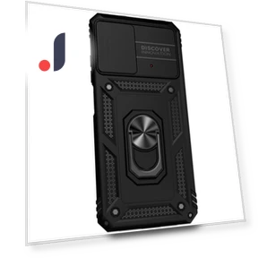 Protective Case with Slide Camera Cover and Ring Kickstand — Screen Protectors, Smartwatch 2025