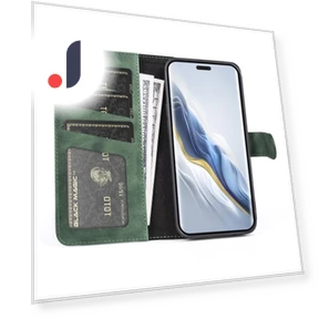 PU Leather Color Splicing Wallet Phone Cover — Smartwatch Protectors, Smartwatch 2025