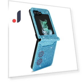 PU Leather+PC Card Slot Case Laser Carving Glittery Starry Style Phone Cover — Flip Cases, Smartwatch 2025