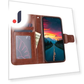 PU Leather Wallet Phone Case with Stand — Phone Accessories, Smartwatch 2025