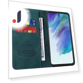 RFID Blocking Flip Cover Wallet PU Leather Stand Phone Case — Flip Cases, Smartwatch 2025