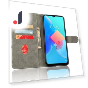 RFID Blocking Stand Wallet Leather Cover — Phone Accessories, Smartwatch 2025