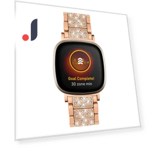 Rhinestone Decor Smart Watch Strap — Bands, Smartwatch 2025