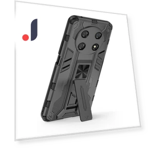 Shockproof Soft TPU Hard PC Mobile Phone Case Shell with Kickstand — Mobile Devices & Accessories, Smartwatch 2025
