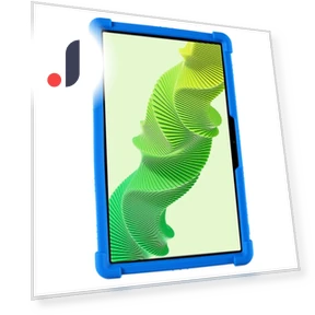 Tablet Case Shockproof Silicone Cover with Adjustable Kickstand — Protective Cases, Smartwatch 2025