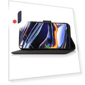 Textured PU Leather Phone Case with Magnetic Clasp and Foldable Stand — Flip Cases, Smartwatch 2025