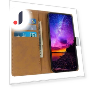 Textured PU Leather Wallet Cover Anti-fall Flip Stand Phone Case — Basic Cases, Smartwatch 2025