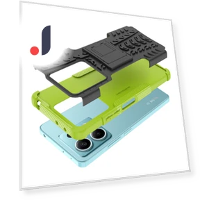 Tyre Pattern Case with Kickstand — Phone Accessories, Smartwatch 2025