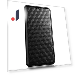 Adjustable Stand Rhombus Imprinted Case with Magnetic Closure — Flip Cases, Smartwatch 2025