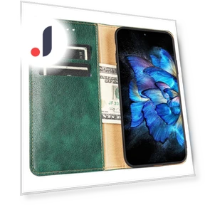 Anti-Scratch Stand Case Magnetic Closing Anti-drop PU Leather Wallet Phone Cover — Smartwatch Protectors, Smartwatch 2025