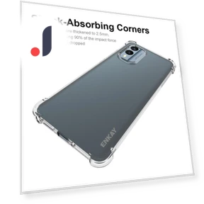 Anti-slip Strip Edge Ultra Clear Thickened Corners Shockproof TPU Phone Cover — Basic Cases, Smartwatch 2025