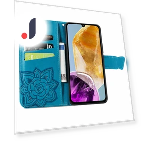 Butterfly Pattern PU Leather Hand Strap Wallet Purse Phone Cover — Phone Accessories, Smartwatch 2025