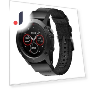 Canvas Genuine Leather Watch Band — Bands, Smartwatch 2025