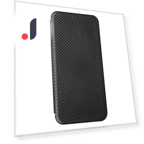 Carbon Fiber Texture PU Leather Case with Magnetic Horizontal Flip Stand and Card Slot — Flip Cases, Smartwatch 2025