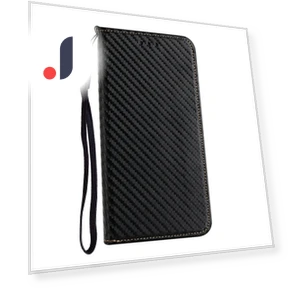 Carbon Fiber Texture PU Leather Flip Wallet Case — Flip Cases, Smartwatch 2025