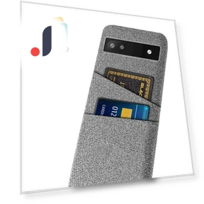 Cloth Texture Shockproof Phone Case with Dual Card Slots — Protective Cases, Smartwatch 2025