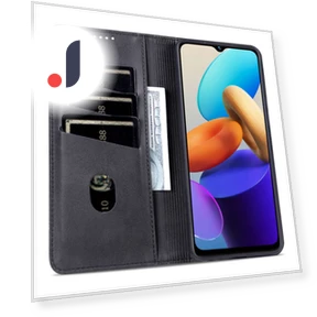 Cowhide Texture PU Leather Case with Wallet Stand — Flip Cases, Smartwatch 2025
