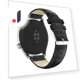 Crocodile Texture Genuine Leather Watch Strap — Bands, Smartwatch 2025