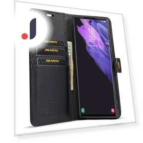 Detachable Magnetic Case Split Leather Phone Wallet Stand Protective Cover — Phone Accessories, Smartwatch 2025