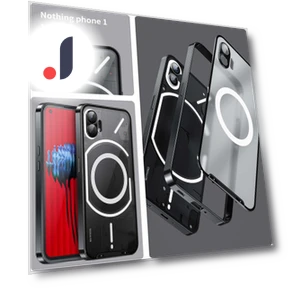 Drop-proof Slim Phone Case with Metal Frame Magnetic Back Cover — Basic Cases, Smartwatch 2025