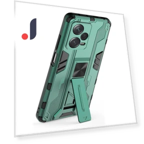 Dual Layer Shock-Absorption Phone Case with Kickstand — Phone Accessories, Smartwatch 2025