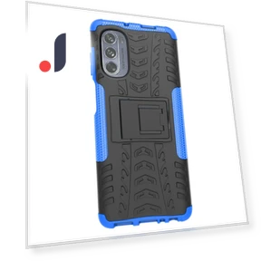 Dustproof PC+TPU Kickstand Back Cover Tyre Pattern Shockproof Phone Case — Smartwatch Protectors, Smartwatch 2025
