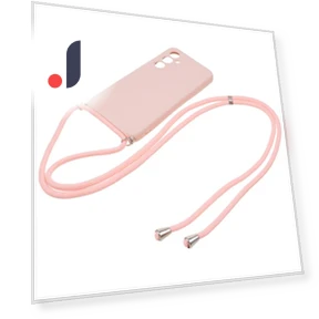 Fiber Lining Rubberized TPU Cover with Long Lanyard — Phone Accessories, Smartwatch 2025