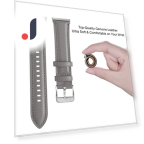 Genuine Cow Leather Wrist Band — Bands, Smartwatch 2025