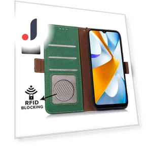 Genuine Leather Phone Case with RFID Blocking and Phone Stand — Basic Cases, Smartwatch 2025