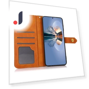 Golden Magnetic Buckle Phone Cover — Phone Accessories, Smartwatch 2025