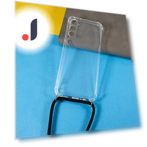 HD Clear Four Corner Anti-collision Soft TPU Case with Lanyard — Screen Protectors, Smartwatch 2025