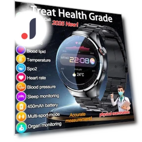 High Precision ECG Blood Lipids Health Monitor Smartwatch — Smartwatches, ElectronicsHome