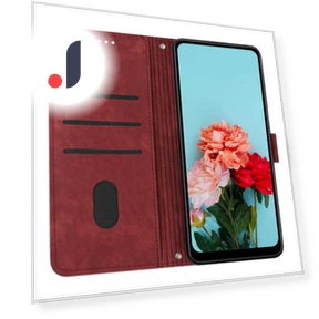 Imprinted PU Leather Case Skin-Touch Wallet Phone Cover — Protective Covers, Smartwatch 2025
