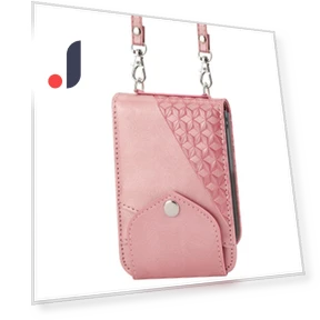 Imprinted Rhombus Pattern Calf Texture PU Leather Case with Card Holder and Stand — Flip Cases, Smartwatch 2025