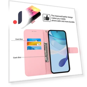 Leather Case Pattern Printing Wallet Stand Mobile Cover with Strap — Phone Accessories, Smartwatch 2025