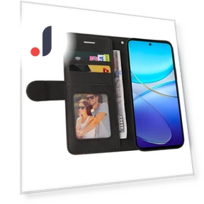 Leather Case Wallet Stand Color Splicing Phone Cover — Phone Accessories, Smartwatch 2025