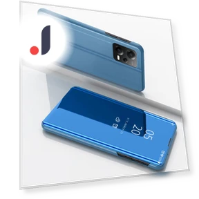 Leather Phone Case with Stand and Mirror Surface — Phone Accessories, Smartwatch 2025