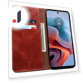 Leather Stand Magnetic Closing Phone Wallet Cover — Flip Cases, Smartwatch 2025